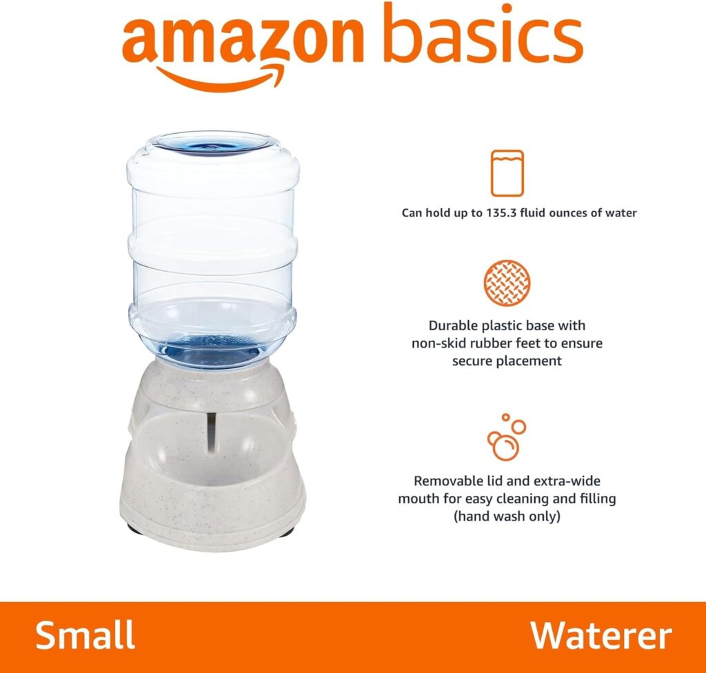 Amazon Basics Gravity Pet Water Dispenser